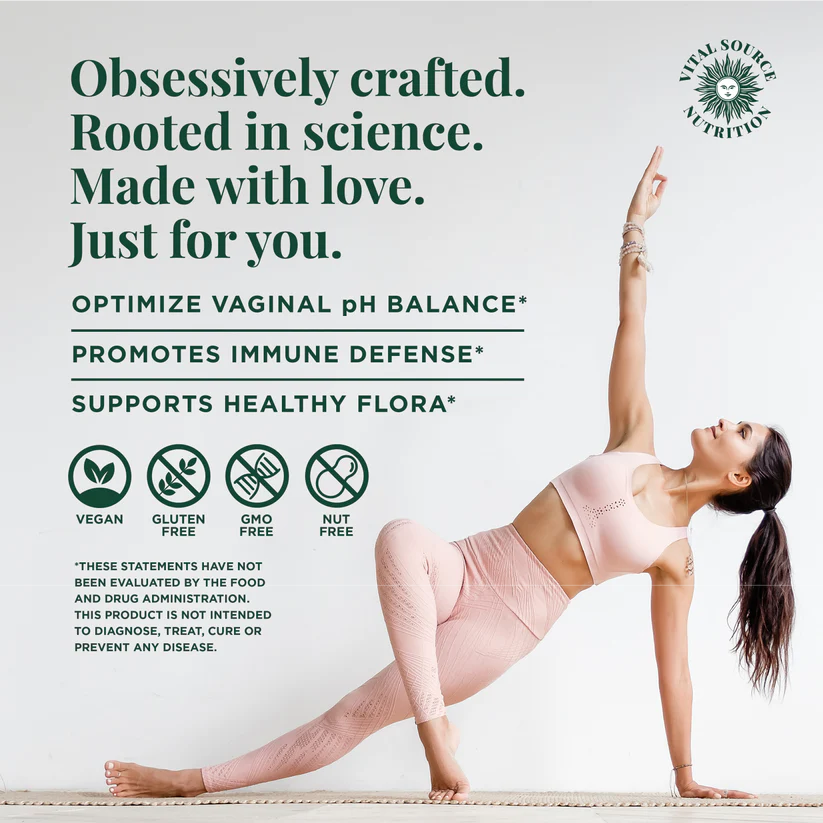 VITAL SOURCE NUTRITION® Premium Feminine Balance Gummies • Elimina olores, previene infecciones y restaura el pH de tu zona íntima en solo 1 semana