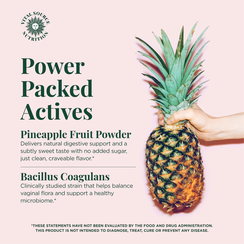 VITAL SOURCE NUTRITION® Premium Feminine Balance Gummies • Elimina olores, previene infecciones y restaura el pH de tu zona íntima en solo 1 semana